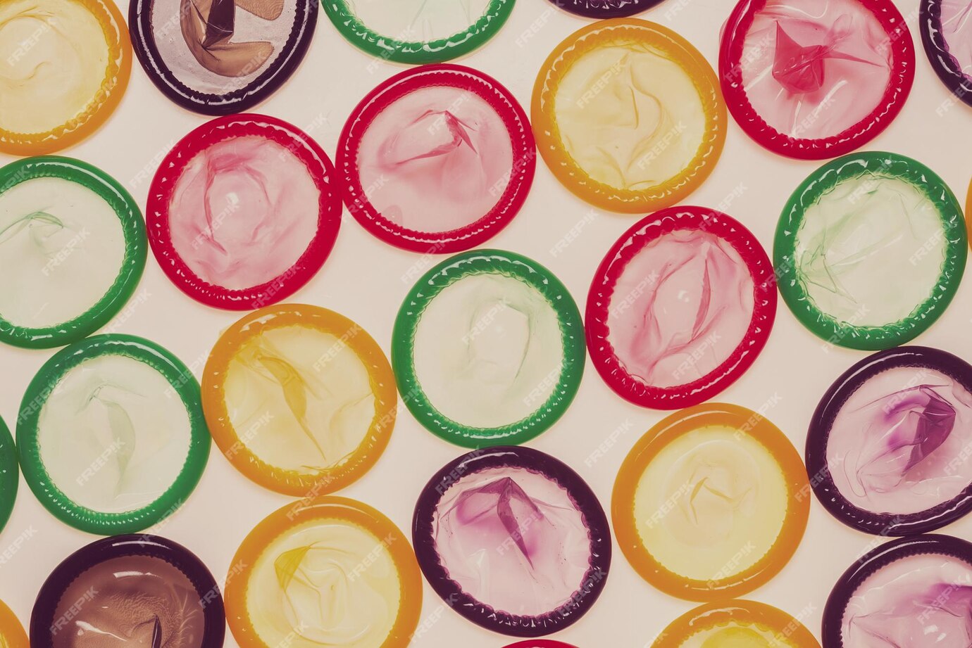 vybalené kondomy